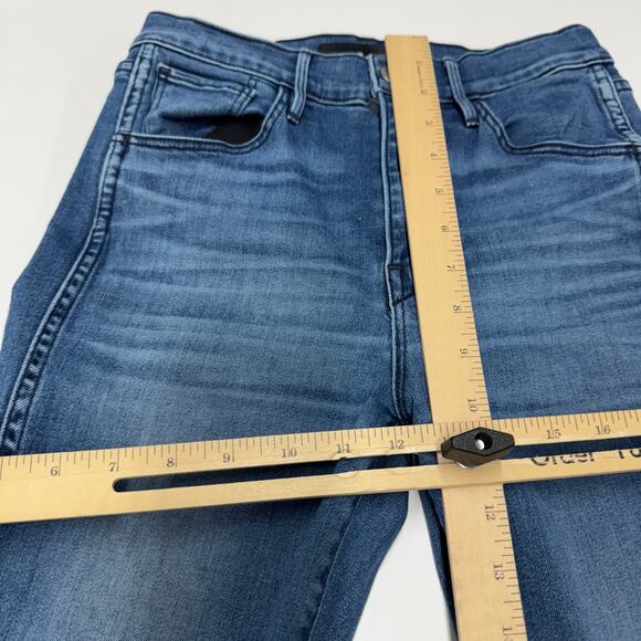 3x1 Jeans Womens 26 Blue Lewis Raw Hem Frayed Skinny High Rise - Picture 7 of 8